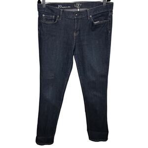 Loft Women's Dark Wash Modern Slim Jeans Size 10 Size 30